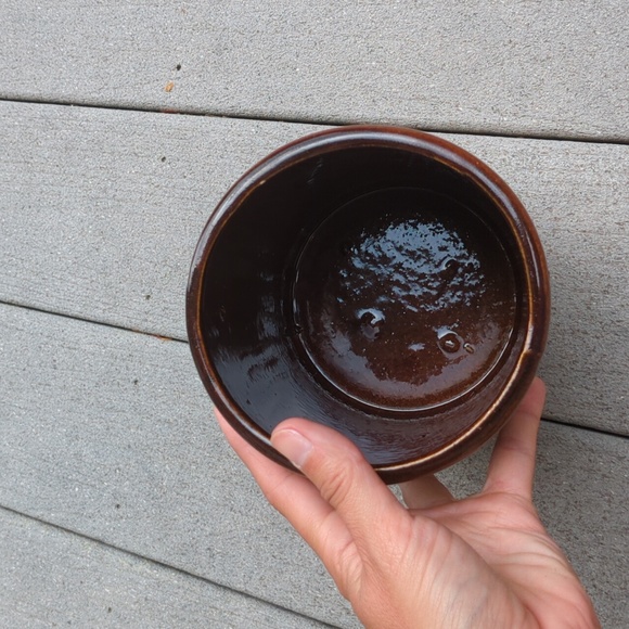 Vintage Stoneware Kitchen Utensils Crock Style Storage Jar - Picture 6 of 9